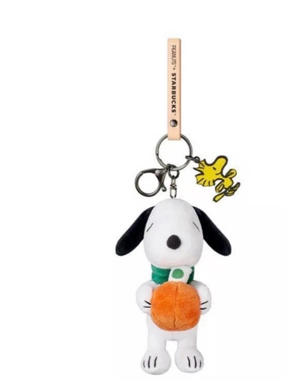 NWT Starbucks x Peanuts Snoopy Plush Keychain